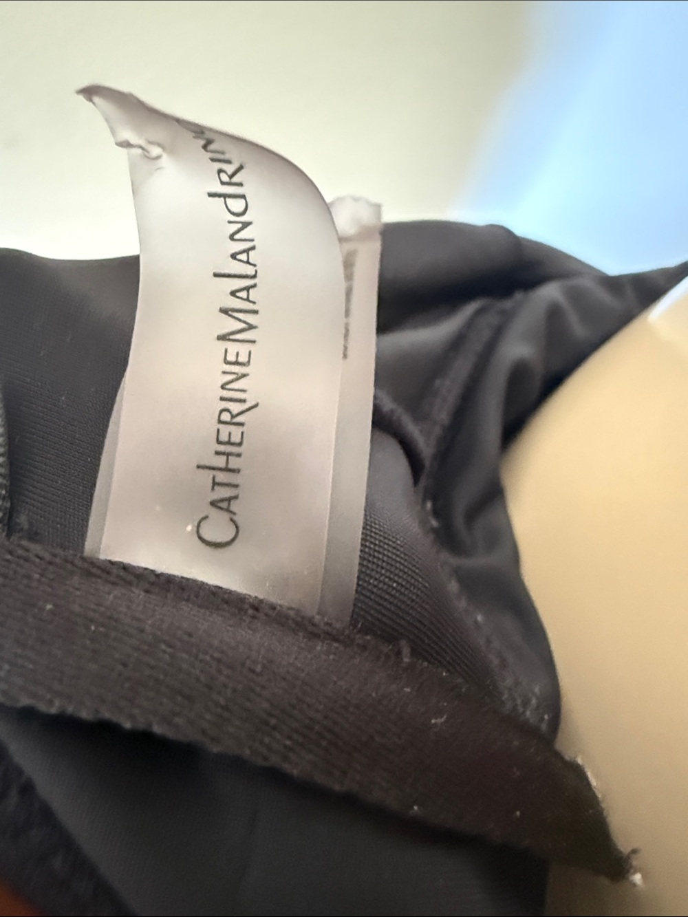 Catherine Malandrino Black One-Piece Swimsuit S strapped cris cross back - Picture 5 of 6
